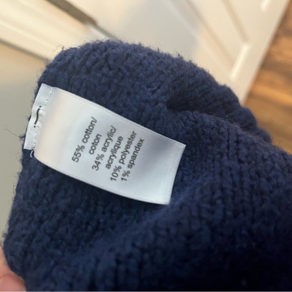 Maurices Navy Blue Cotton-blend Cable Knit Sweater - Picture 5 of 5